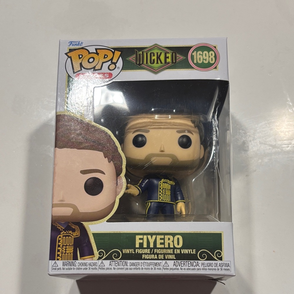 Funko Pop! Movies Wicked # 1698 Fiyero Vinyl Figure